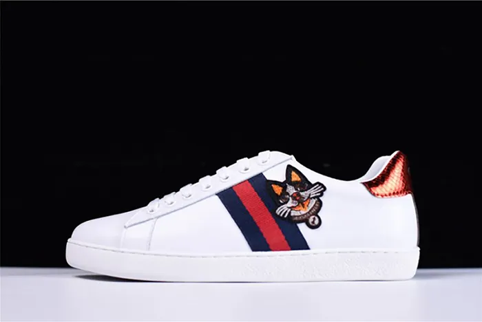 Gucci Original Casual shoes Ace Embroidered Low-Top With dog 6951103-57