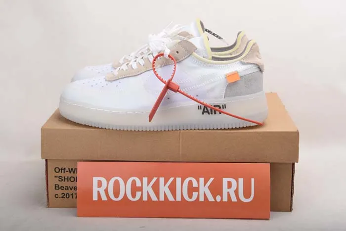 NIKE AIR FORCE 1 LOW OFF-WHITE All White AO4606-100