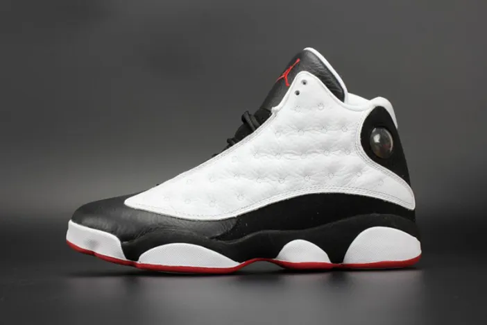Air Jordan 13 'He Got Game'  White/Black-True Red mens 414571-104