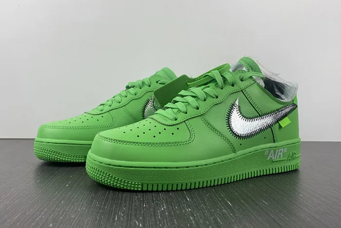 OFF-WHITE  Nike Air Force 1 Light Green Spark DX1419-300