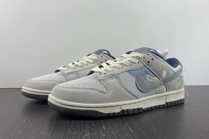 Nike Dunk Low Bright Side Grey Blue DQ5076-001