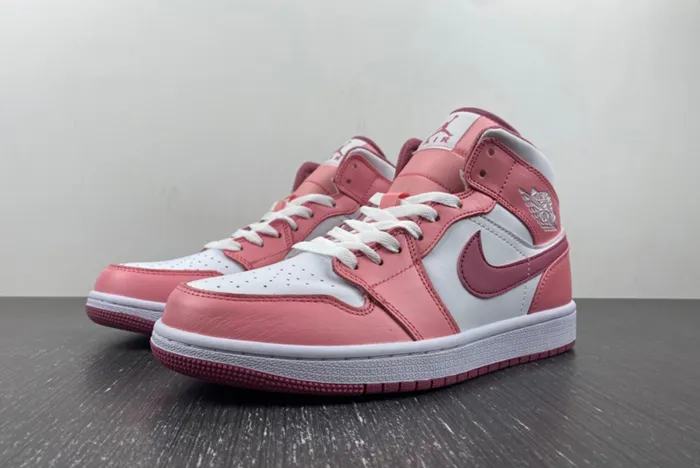 Air Jordan 1 Mid White Pink DQ8423-616