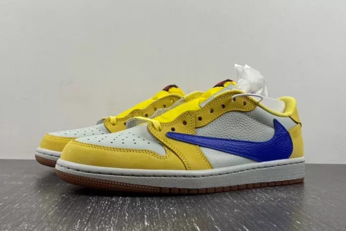 Travis Scott x Air Jordan 1 Low OG Canary DZ4137-700