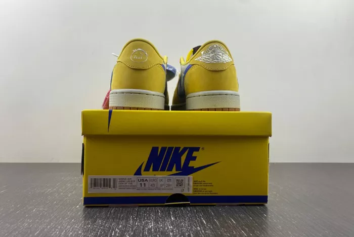 Travis Scott x Air Jordan 1 Low OG Canary DZ4137-700